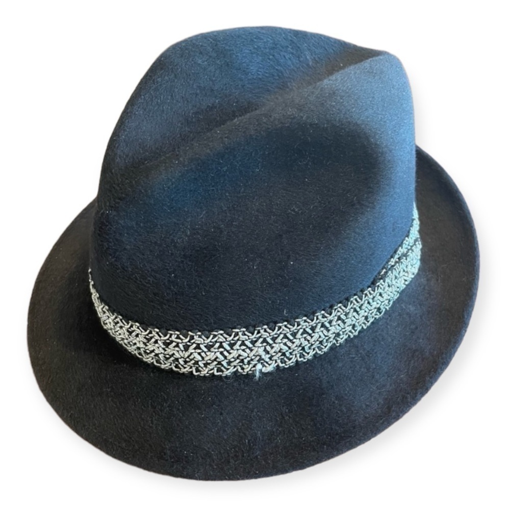 STETSON • Authentic Vintage Premier Black Felt Fedora